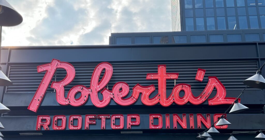 Neon sign installation in Manhattan, NYC