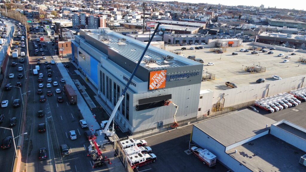 The Home Depot LED sign Installation NYC
